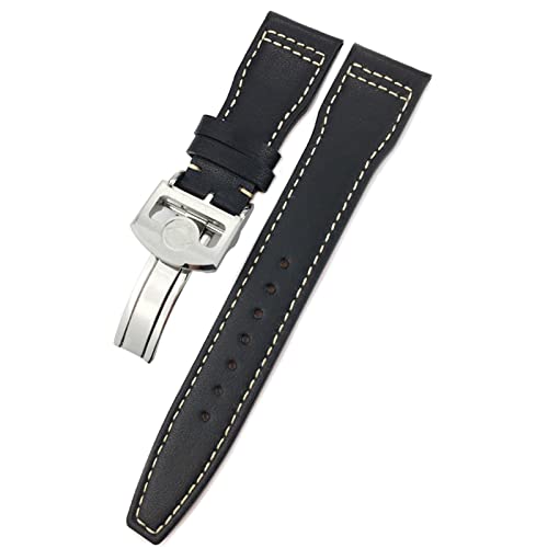 Bracelet montre cuir veau IW327004 résolvant l'usure du bracelet d'origine IWC Mark