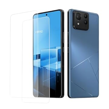 OAGELIM [Pacote com 2] Protetores de tela compatíveis com Asus ZenFone 11 Ultra, grau militar à prova de estilhaçamento e película de vidro temperado HD de dureza 9H compatível com capa para Asus