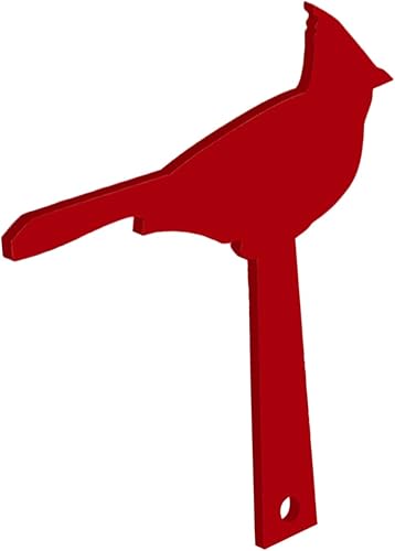 GANAZONO Adorno para buzón de jardín, diseño de pájaro rojo cardenal para decoración de buzón para patio delantero