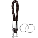 【FUNKTIONALITÄT】 Unser Lederschlüsselbund übernimmt die Mähdrescheridee. Abnehmbarer Valet-Schlüsselanhänger zum Trennen Ihrer Haus-, Auto- und Büroschlüssel. Es ist eine extrem haltbare Schlüsselkette für Zuhause, Männer, Frauen und mehr