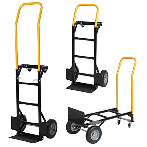 Carretilla de plataforma convertible con ruedas 330 lbs capacidad miniatura 6