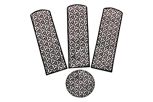 Image of Stylista Waterproof & Dustproof Three Blade Ceiling Fan Cover with attachable Enclosure Set of 1 Fan Cover Packed Pattern Grey