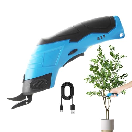 Rrlihjgu Cortador De Caja Eléctrica Inalámbrica Para Cartón,cortador De Cartón Eléctrico Tijeras Inalámbricas Recargables USB Con Cuchillas Recargables Potentes De Tela Potentes Para Artesanías