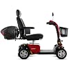 Pride Mobility Victory LX Sport 4 Wheel Scooter, Mobility Yours Storage Pod, 22" Comfortable Seat 400 lbs. Capacity - Candy Apple Red Candy Apple Red