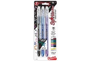 Pentel Sparkle Pop Gel Pens: Dazzle with Shimmering Metallics