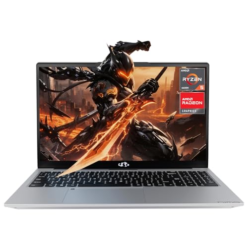Image of NIMO 15.6 inch AI Ready Gaming Laptop, AMD Ryzen 5 6600H(Beats Ryzen 7 7730U) | 16GB Dual-Channel DDR5 512GB PCIe4.0 SSD, Radeon 660M, 100W PD, Thin&Light Win11 PC for College Student School, 2-Yr Warranty