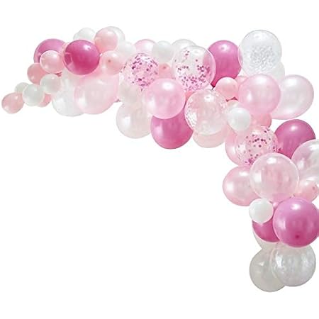 Xxl Luft Ballon Girlande Hochzeits Ballons Jga Rosa Pink Weiss 70 Balloons Hochzeit S Deko Ration Zubehor Foto Accessoire Amazon De Spielzeug 