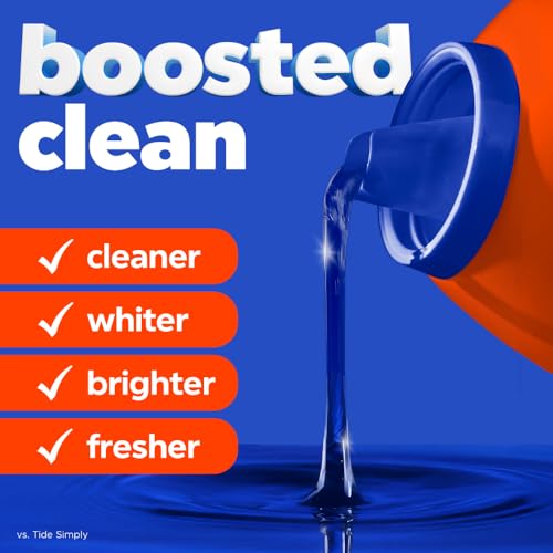 Image of Tide Laundry Detergent Liquid, Original Scent, 80 Loads, 100 FL OZ, Works on 100% of Common Stains, Laundry Soap, Liquid Laundry Detergent