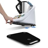 Gleitbrett für Thermomix TM6 TM5 (Schwarz mit Griff)