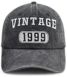 27th Birthday Decorations for Men Women, 27 Year Old Party Supplies Hat, Funny Cotton Vintage 1999 Birthday Gifts Baseball Cap for Husband Wife Friend