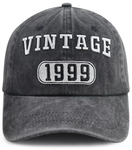 27th Birthday Decorations for Men Women, 27 Year Old Party Supplies Hat, Funny Cotton Vintage 1999 Birthday Gifts Baseball Cap for Husband Wife Friend