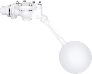 Water Float Valve with Adjustable Arm, Heavy Duty Float Valve 3/4 for Water Tank Pond, High Flow Rate