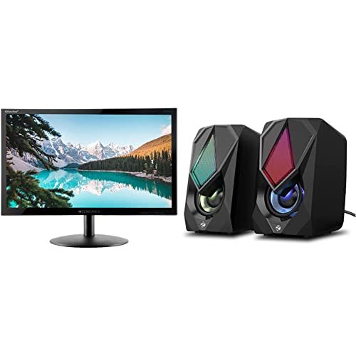Image of ZEBRONICS Zeb-V19Hd 18.5 Inch (46.99 Cm) Led Monitor with Supporting Hdmi, Vga Input, Hd 1366 X 768
