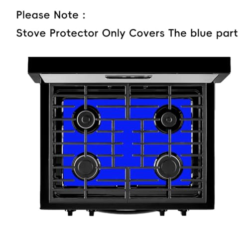 2 Pcs 30Inch Stove Top Protectors For Whirlpool Model :WFG320M0BS 4 burner Gas Range LINER by Qfrenetall - Used condition - Image 3