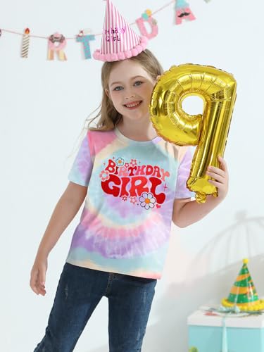 Birthday Girl Shirt Its Me Hi Im The Birthday Girl Its Me T-Shirts Kids Short Sleeve Tee Outfit 5-14 Year2