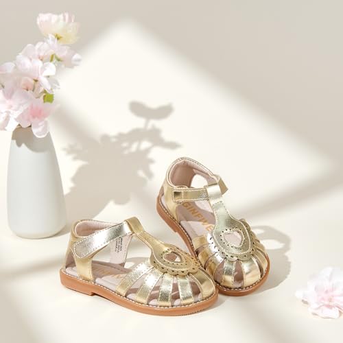 Image of GINFIVE Toddler Girls Sandals Girls Toddler Sandals Little Girls Kids Shoes