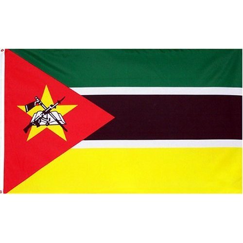 Mozambique Flag 3X5 Foot Nylon PH and FR