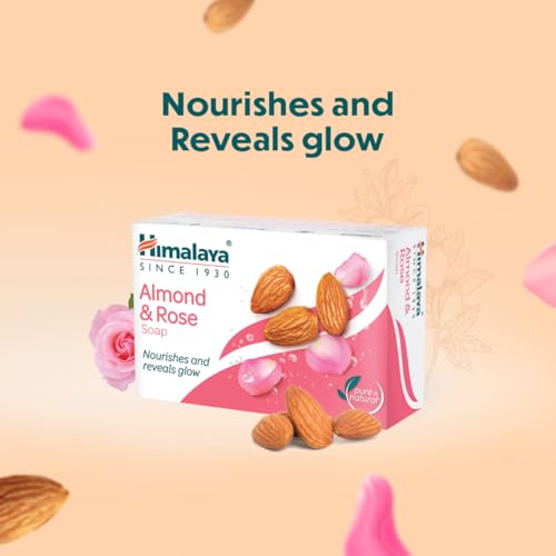 Image of Himalaya Herbals Almond & Rose Soap, 75gm