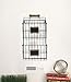 Wall File Holder with Wood Handle – Durable Metal Rack with Spacious Slots for Easy Organization, Mounts on Wall and Door for Office, Home, and Work – by Designstyles (Two Tier, Black)