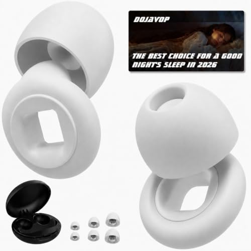 Image of Motorcycle Ear Plugs Wind Noise,45db Moto Earplugs Riding,Motorcycle Hearing Protection,Reusable Wind Noise Cancelling Earplug for Motorbike,Touring,Racing,Riding,Sleep,Concerts (White)