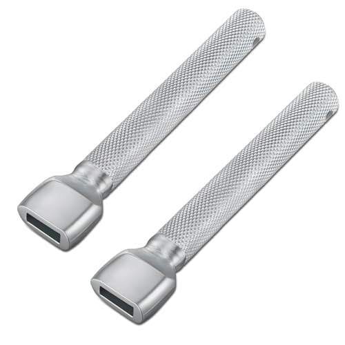 Image of LEIFIDE 2 Pack 6.3 x 0.7 x 1.2 Inches Galvanized Steel Fence Stapler Gun Nail Gun Screwdriver, Easy to Operate, Suitable for 2 Inches Fence Studs, for Fencing Construction and Maintenance