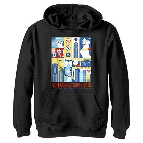 Sweat à capuche DC Comics enfant hoodie imprimé super-héros