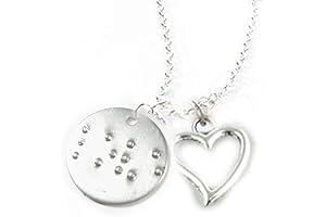 Love Braille Heart Necklace: Express Emotions with Every Touch