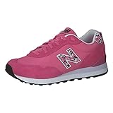 New Balance Women's 515 V3 Classic Sneaker, Sporty Pink/Nb White, 8.5