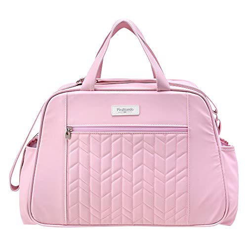 Combo com Bolsa Grande e Mochila Pirulitando Carisma Rosa