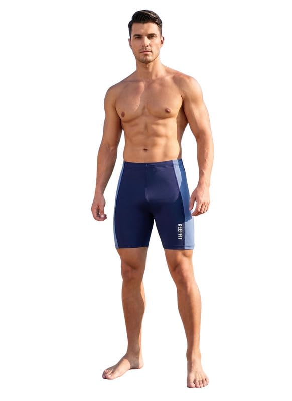 Men Four-Way Stretch Swim Jammers-image-7