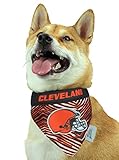 Zubaz NFL Team Reversible Pet Bandana for Dogs & Cats, Cleveland Browns, Large/X-Large