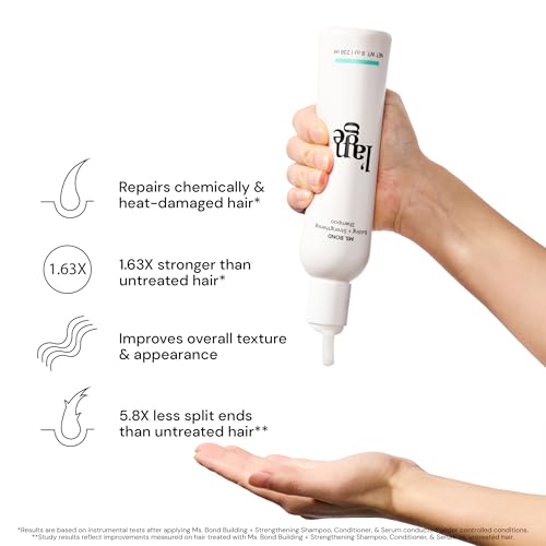 L'ANGE HAIR Ms. Bond Building + Strengthening Shampoo | Restores Hair Bonds | Intensive Treatment for Breakage Recovery | Smooth Finish | Moisturizing Formula | 8 fl oz Bottle - image 3