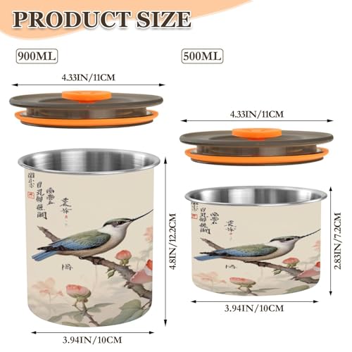 Bote de café hermético de acero inoxidable 17oz ATTX miniatura 2
