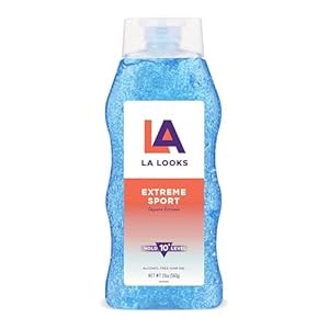 LA Looks Styling Hair Gel – Extreme Sport – 20 Oz – Hold for High Performance Activity