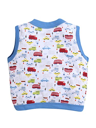 Image of EIO New Born Baby Clothes 0 | Soft Cotton Jablas for New Born | Front-Open Baby Tees for Boys & Girls Pack of 3 Newborn Clothing Set