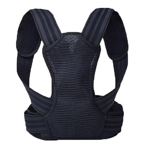 Beavorty Posture Brace Belt Fixing Strap Belts Clavicle Brace Shoulder Support Belt Mens Belts Sloth Upper Support Men and Posture Belt Black Polyester