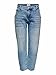 ONLY Damen Onltroy Life Hw Carrot Ank Dot429 Noos Jeans, Light Blue Denim, S / 30L EU