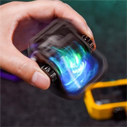 Encendedor metálico viento rojo ajustable recargable miniatura 4