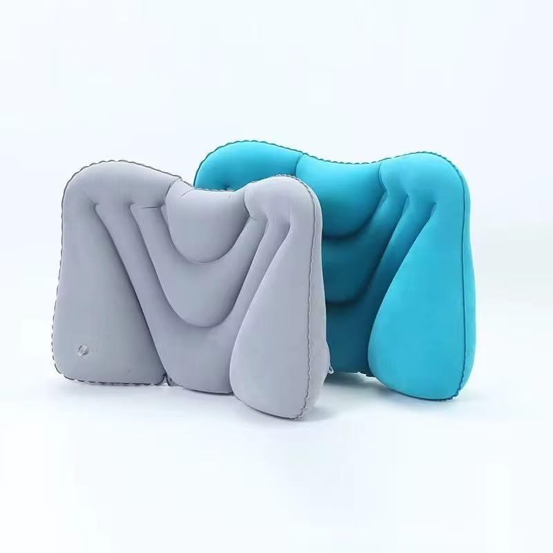 Image of Inflatable Waist Support Pillow with Layered Panels Lumbar Cushion | Adjustable Support, Press-to-Inflate, Padded Design, 2026 Updated Model, Back Pain Relief