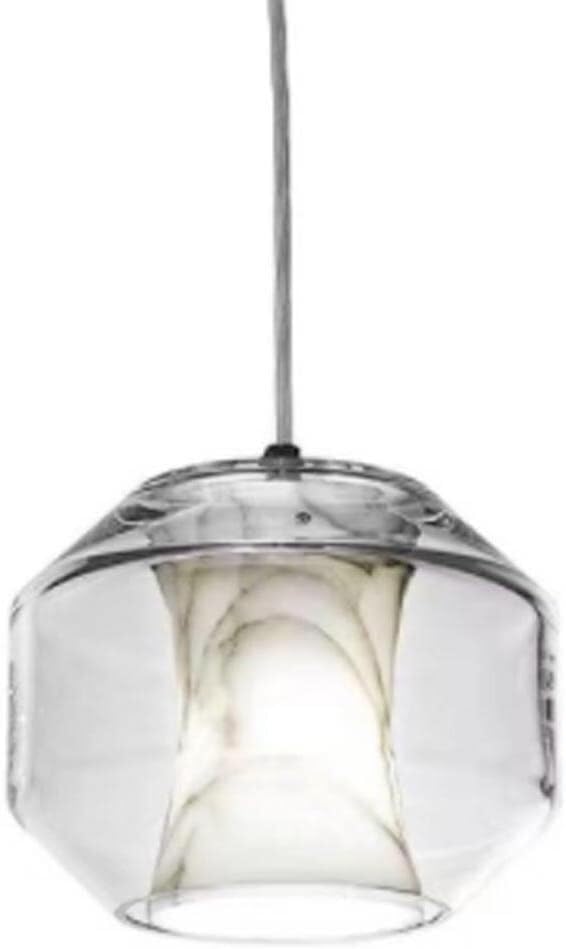 Suspension réglable en verre transparent QTHWB, fini les pièces sombres