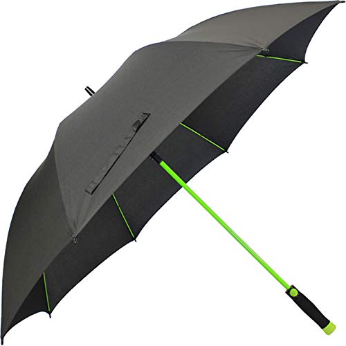 Paraguas automático XXL iX-brella negro que no se rompe con el viento 3