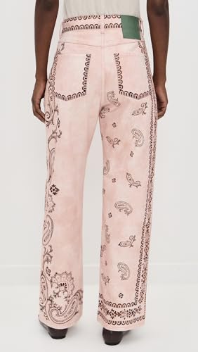 ALÉMAIS Women's Akia Straight Leg Denim Jeans3