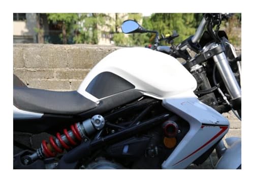 Stickers réservoir traction pads moto 300 antidérapants transparents style carbone
