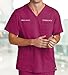 TEEAMORE Custom Embroidered Medical Scrub Set Add Your Text Men's Medical Premiere Flex V-Neck Top & Scrub Bottom