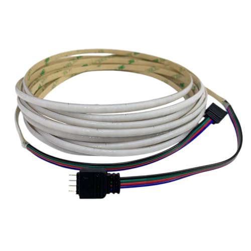 Tira LED flexible RGB 5V 5m COB 576 LEDs/m miniatura 2