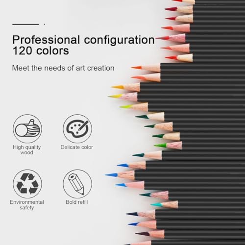 Image of Corslet 146 Pc Artist Drawing Pencils Color Pencil Set with A5 Sketch Book Art set Shading Sketch Colours Graphite Colour Sketching Pencils Children Adult
