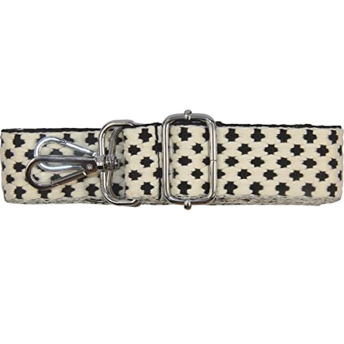 Image of Duwi Wide Handbag&Purse Strap Jacquard Woven Guitar Style Replacement Strap Multicolor Canvas Adjustable Crossbody Bag Strap