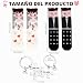 Imagen de Luyuttn 2 Calcetines de Boda Para Hombres y Mujeres con Llavero de Rompecabezas Lindos Para Parejas Regalo Divertidos Para Recién Casados Regalos de Boda para los Novios