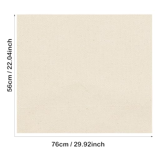 Image of Punch Needle Monk Cloth, Punch Needle Fabric, Embroidery Fabric for Sewing Embroidery Art Crafts Favors, 2 PCS, 22 x 30 Inch