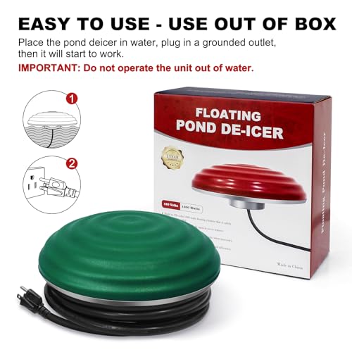 Gesail 38CUT 15RE 1000W Floating Pond Heater thumb #6